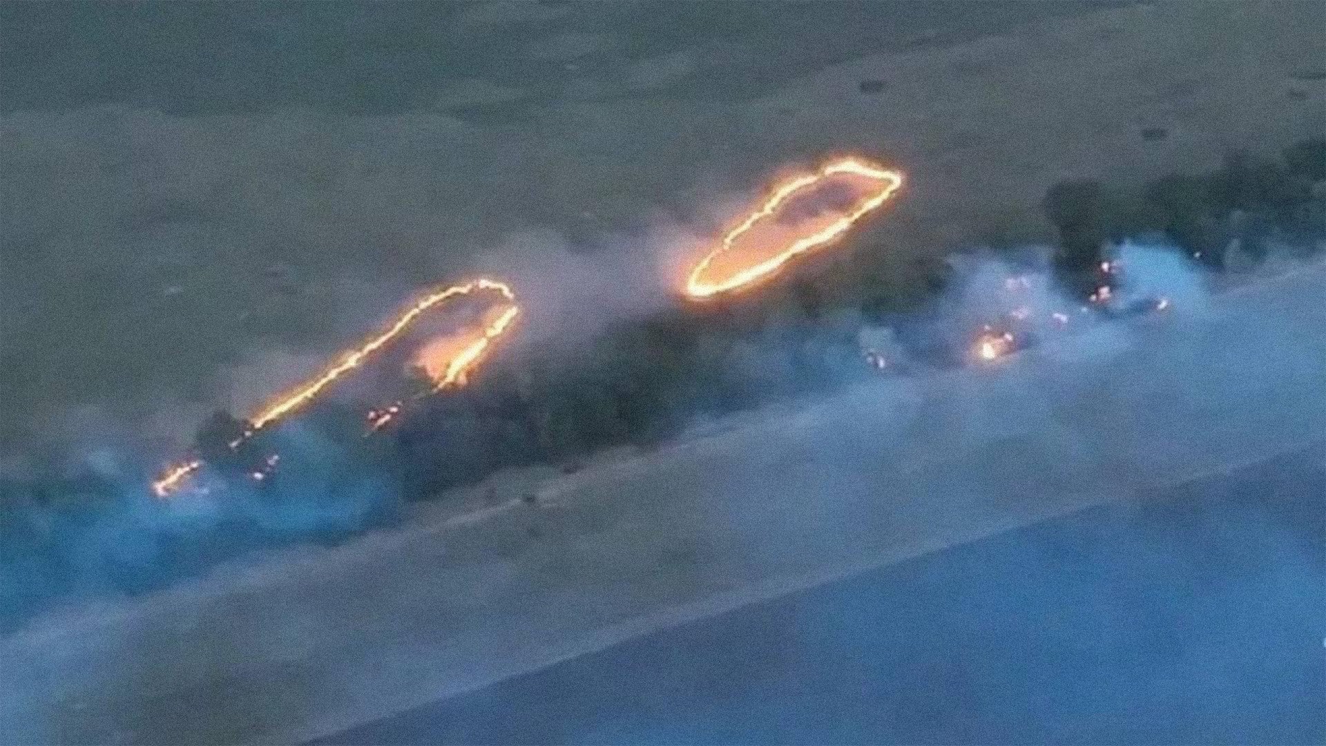 Βίντεο: Οι Ρώσοι καίνε με θερμίτη τα αντι-drone δίχτυα της Ουκρανίας!