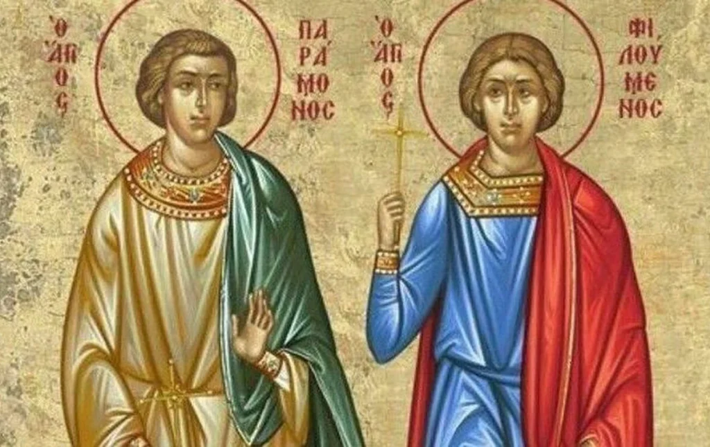 Άγιος Φιλούμενος – Άγιος Παράμονος: Ο μαρτυρικός βίος και η ακλόνητη πίστη τους στον Χριστό