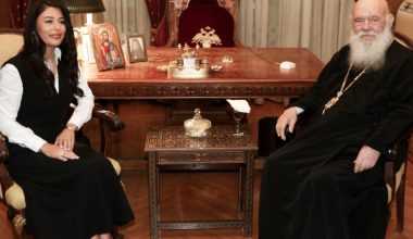 Η Α.Λατινοπούλου συναντήθηκε με τον κ.κ.Ιερώνυμο: Το μήνυμα του Αρχιεπισκόπου στην πρόεδρο της «Φωνής Λογικής»
