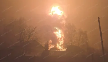 Οι Ουκρανοί κτύπησαν ρωσική αποθήκη πετρελαίου στην περιφέρεια Ταμπόφ (βίντεο)