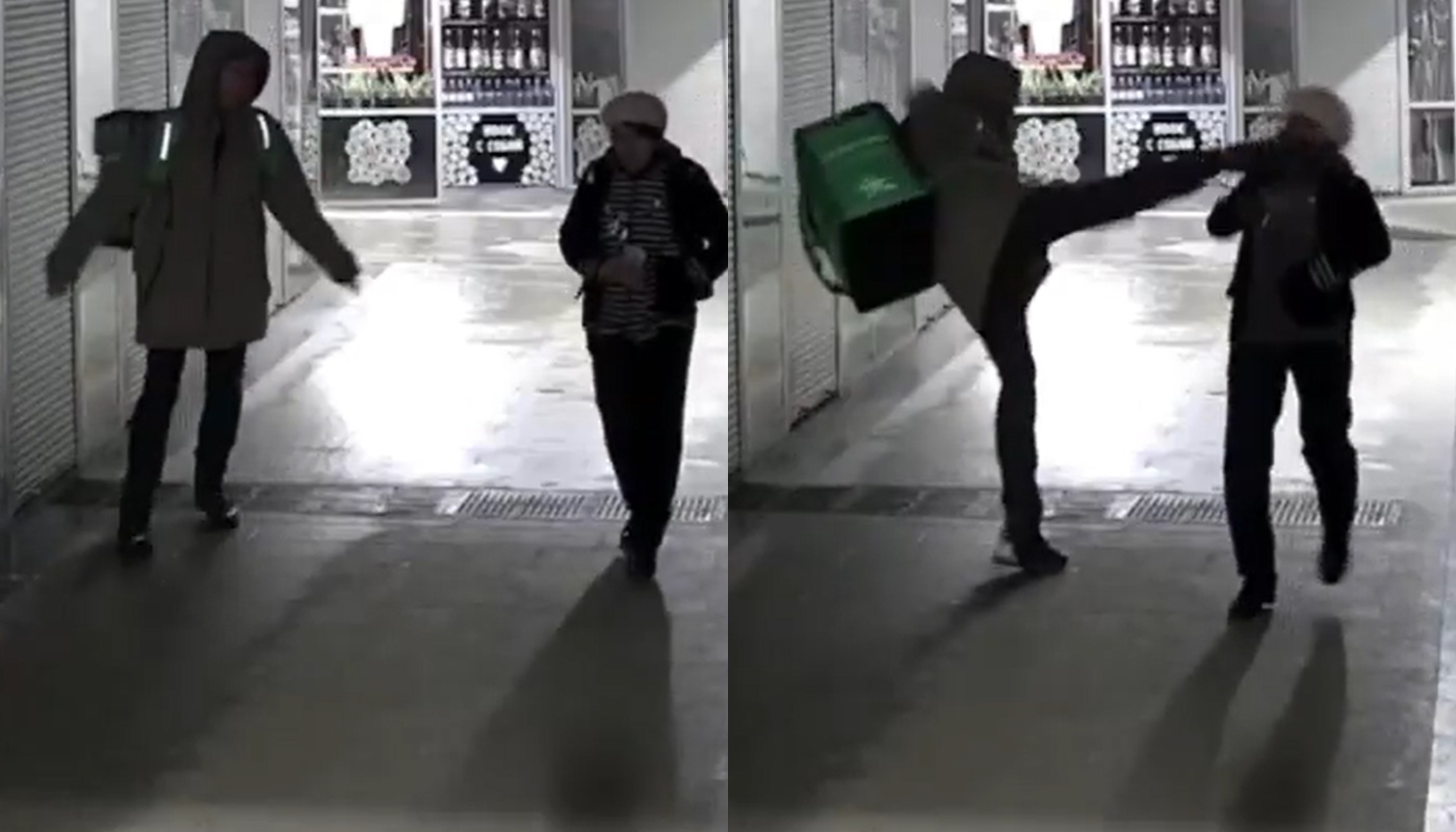 Βίντεο: Η στιγμή που διανομέας στη Ρωσία κλωτσά στο πρόσωπο ηλικιωμένη σε υπόγεια διάβαση