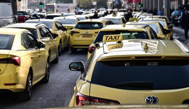 Αττική: Αναστέλλεται η απεργία των οδηγών ταξί αύριο λόγω της κακοκαιρίας «Byron»