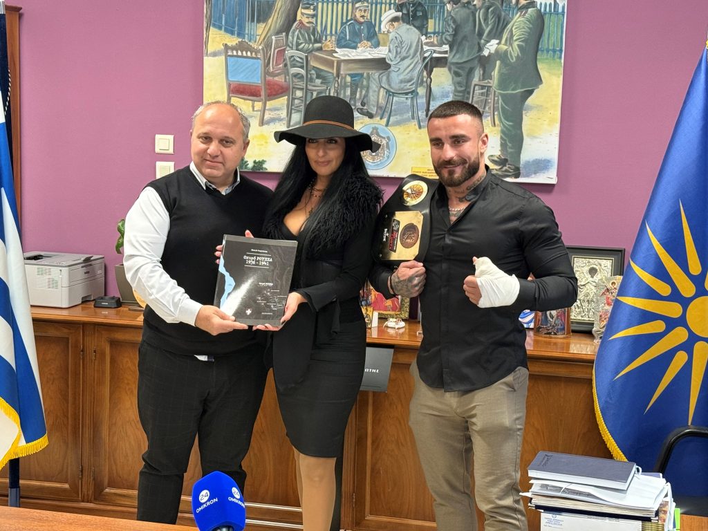 Βράβευση του Grexican, Νίκου Αβραμίδη, στο Σιδηρόκαστρο