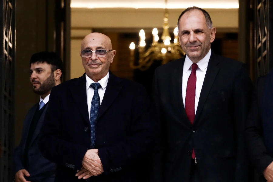 Συνάντηση Γ.Γεραπετρίτη με πρόεδρο της Βουλής των Αντιπροσώπων της Λιβύης