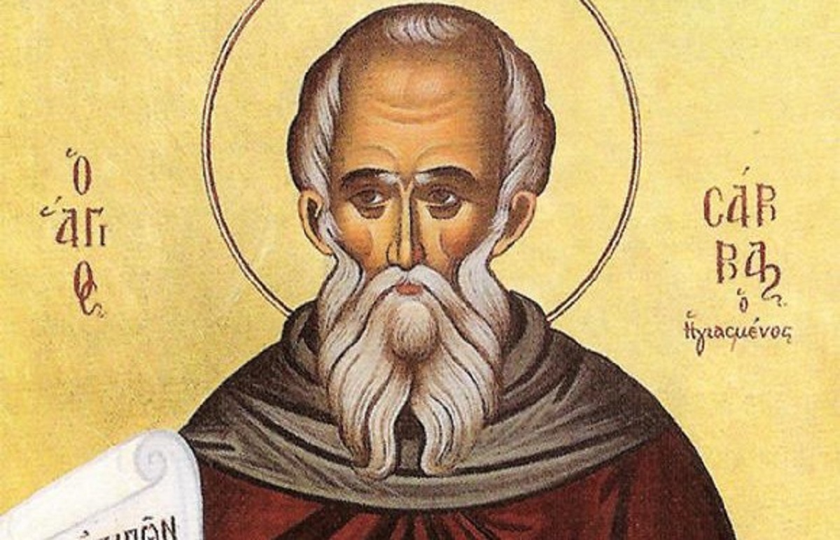 Όσιος Σάββας ο Ηγιασμένος: Ο βίος του θαυματουργού Αγίου που εισήλθε σε μοναστήρι από τα 8 του & εορτάζεται σήμερα