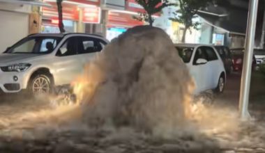 Ο Θοδωρής Κολυδάς εξηγεί γιατί δημιουργούνται τα σιντριβάνια στα φρεάτια μετά τις σφοδρές βροχοπτώσεις (βίντεο)