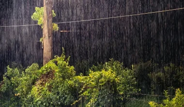 Δείτε τις οκτώ περιοχές που έπεσε το περισσότερο νερό από τις βροχοπτώσεις το τελευταίο τριήμερο (χάρτης)