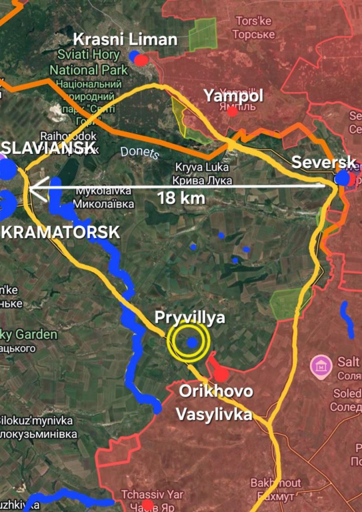 Σεβέρσκ: Η ανώτατη ρωσική στρατιωτική ηγεσία θέλει να καταληφθεί άμεσα