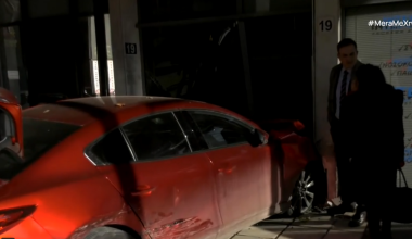 Οδηγός στη Θεσσαλονίκη έριξε το αυτοκίνητό του στην είσοδο πολυκατοικίας – Δείτε βίντεο