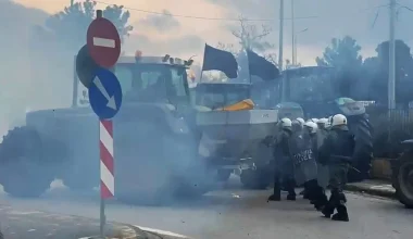 Ταυτοποιήθηκαν τέσσερα άτομα για τα επεισόδια αγροτών – αστυνομίας στη Θεσσαλονίκη