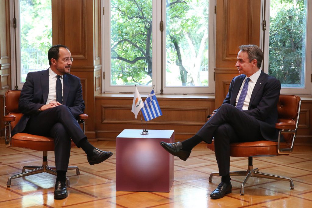 Τηλεφωνική επικοινωνία Κ.Μητσοτάκη με τον Ν.Χριστοδουλίδη: Στο επίκεντρο οι εξελίξεις στο Κυπριακό