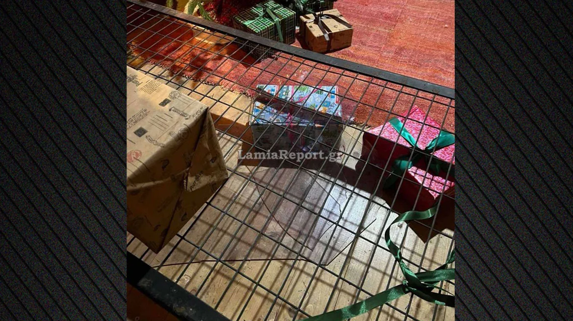 Λαμία: «Άνοιξαν» μέχρι και το σπίτι του Άγιου Βασίλη! (φωτό)