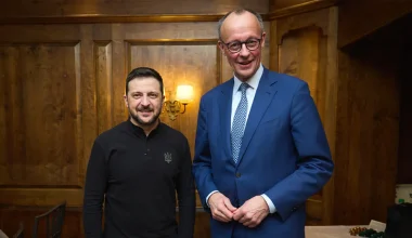 Στο Βερολίνο θα μεταβεί την Δευτέρα ο Β.Ζελένσκι: Θα συναντηθεί με τον Φ.Μερτς