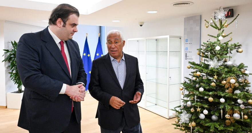 Συνάντηση Κ.Πιερρακάκη με τον Α.Κόστα στις Βρυξέλλες