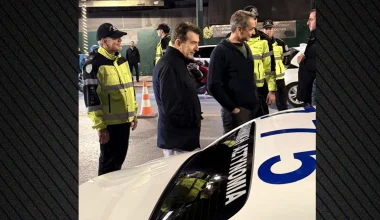 Ο Κ.Μητσοτάκης «επισκέφθηκε» μπλόκο της Τροχαίας στην οδό Σταδίου: Έκανε αλκοτέστ από… περιέργεια (φωτο)