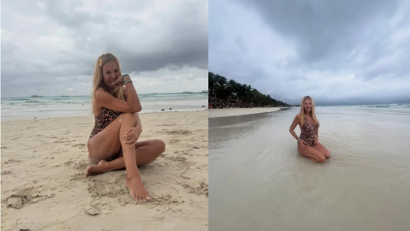 Χριστίνα Παππά: Ποζάρει με μαγιό σε εξωτική παραλία και «αναστατώνει» (φώτο)