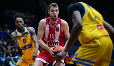 Εμφάνιση α λα NBA από τον Ολυμπιακό που «σκόρπισε» με 105-62 το Περιστέρι – Δείτε βίντεο