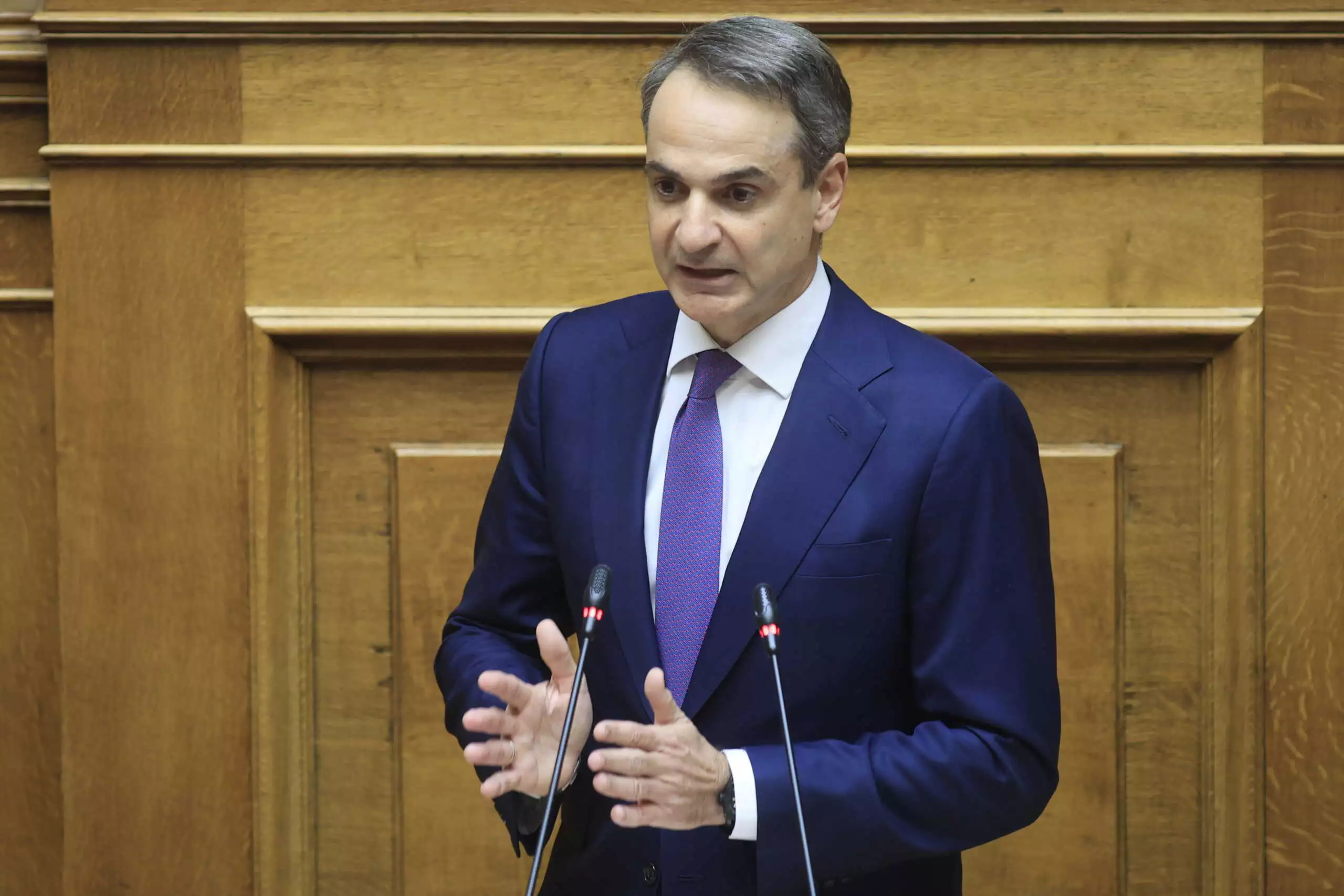 Η ομιλία του πρωθυπουργού Κ.Μητσοτάκη στη Βουλή για τον προϋπολογισμό