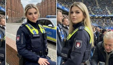 Η καλλονή αστυνομικός που «μαγνήτισε» τα βλέμματα σε ποδοσφαιρικό αγώνα στο Αμβούργο: Δείτε φωτογραφίες
