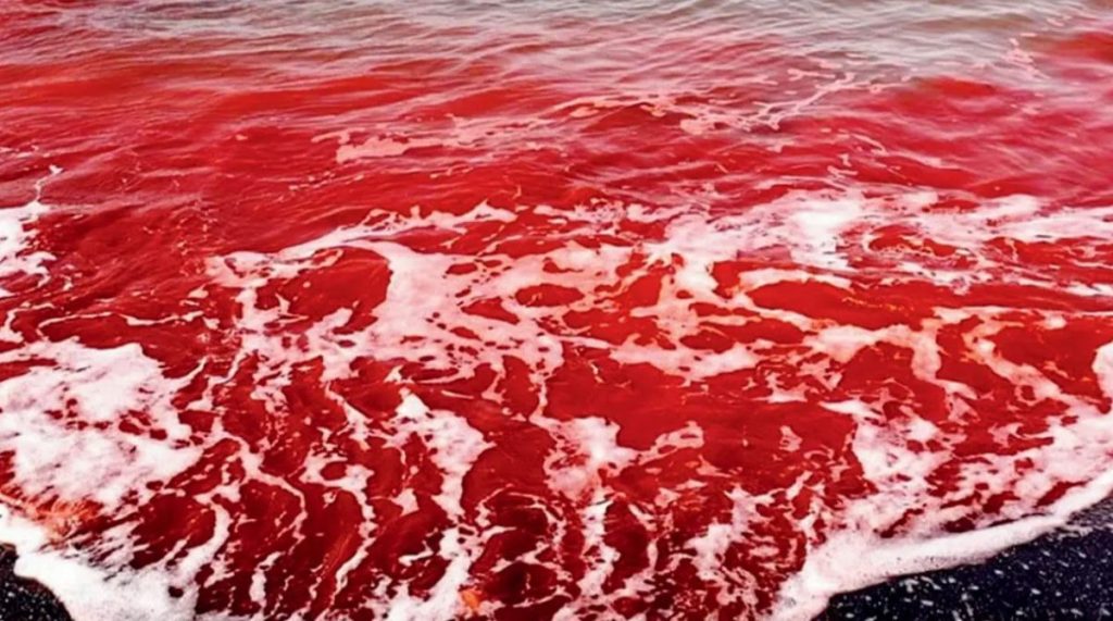 Ιράν: H βροχή βάφτηκε… κόκκινη στη νήσο Ορμούζ – Εντυπωσιακά πλάνα