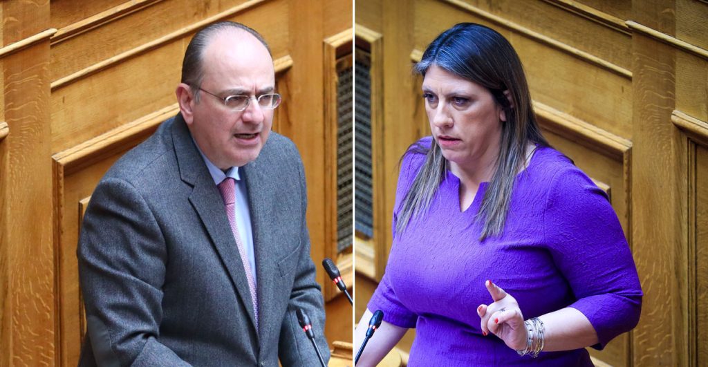 Ανέβηκαν οι τόνοι μεταξύ του Μ.Λαζαρίδη και της Ζ.Κωνσταντοπούλου: «Είστε χυδαία σεξίστρια – Κι εσείς συκοφάντης»