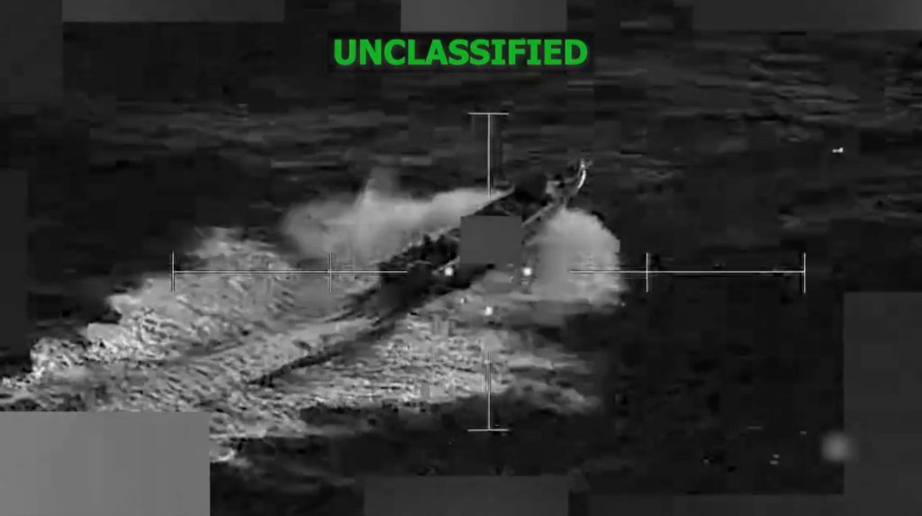 Οι ΗΠΑ επιτέθηκαν σε ταχύπλοο στον ανατολικό Ειρηνικό που μετέφερε ναρκωτικά – Τέσσερις νεκροί (βίντεο)