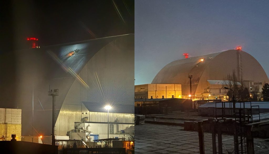 ΔΟΕ για Τσερνομπίλ: «Σοβαρές ζημιές στο θόλο πάνω από τα ερείπια του κατεστραμμένου πυρηνικού αντιδραστήρα»