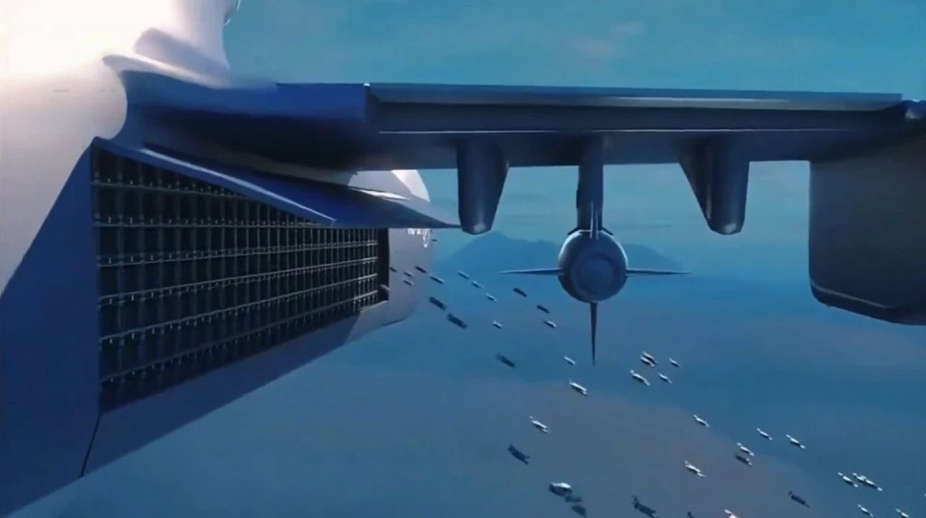 Κίνα: Προσομοίωση της χρήσης του UAV  Zhutian ικανό να εκτοξεύει έως και 100 drones!