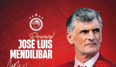 Έδωσαν τα χέρια: Στον «ερυθρόλευκο» πάγκο έως το 2027 ο Χοσέ Λουίς Μεντιλίμπαρ