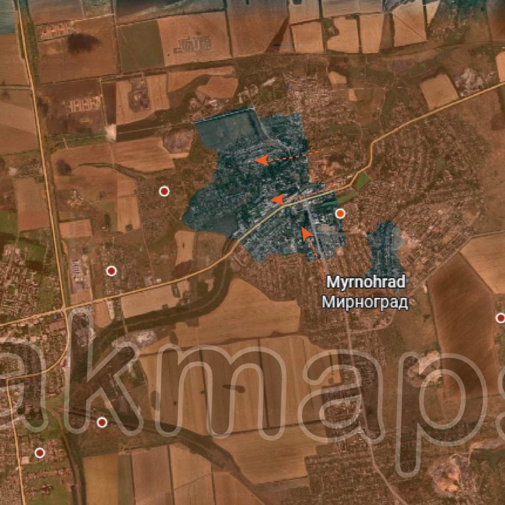 Μίρνογκραντ: Οι Ρώσοι απωθούν τους τελευταίους Ουκρανούς έξω από την πόλη