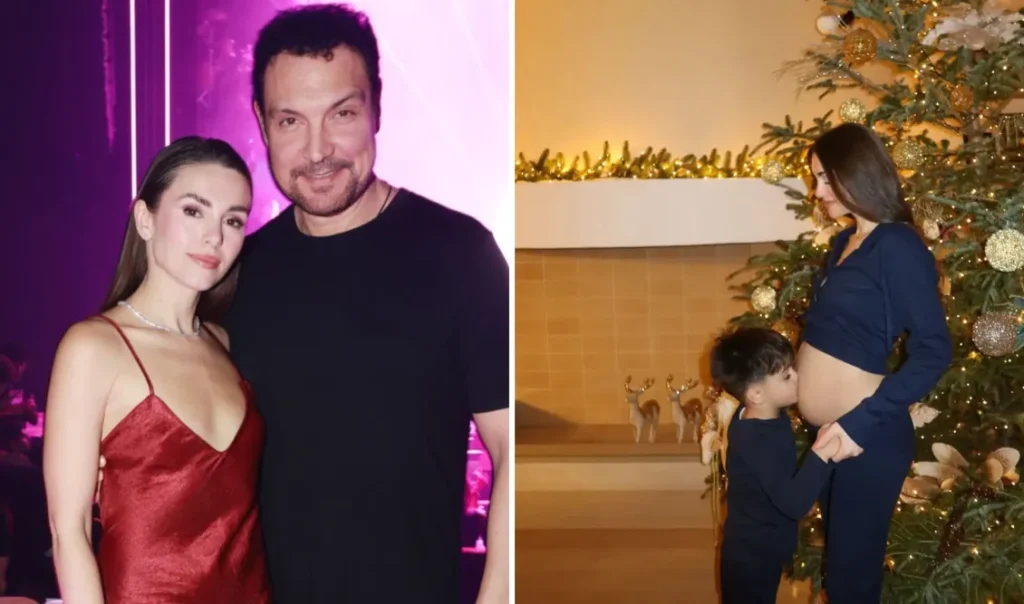 Ι.Σιαμπάνη: Πόζαρε με φουσκωμένη κοιλίτσα δίπλα στον γιο της – Δεύτερο παιδί με τον Τζίμη Σταθοκωστόπουλο (φωτο)