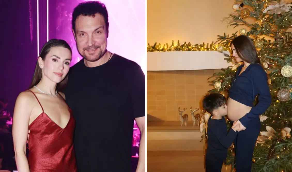 Ι.Σιαμπάνη: Πόζαρε με φουσκωμένη κοιλίτσα δίπλα στον γιο της – Δεύτερο παιδί με τον Τζίμη Σταθοκωστόπουλο (φωτο)