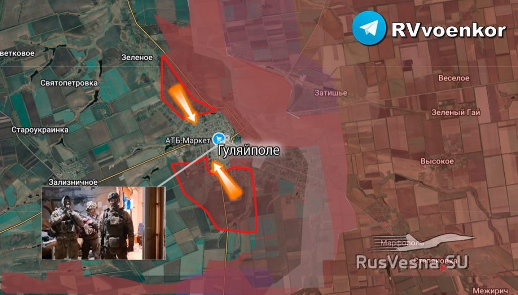 Χωρίς μάχη παρέδωσαν οι Ουκρανοί το αρχηγείο τους στην Χουλιαΐπολε