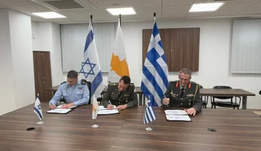 Τριμερές σχέδιο στρατιωτικής συνεργασίας για το 2026 υπέγραψαν Ελλάδα, Κύπρος και Ισραήλ