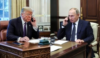 Τηλεφωνική επικοινωνία Ν.Τραμπ και  Β.Πούτιν  λίγο  πριν την συνάντηση του Αμερικανού προέδρου με τον Β.Ζελένσκι