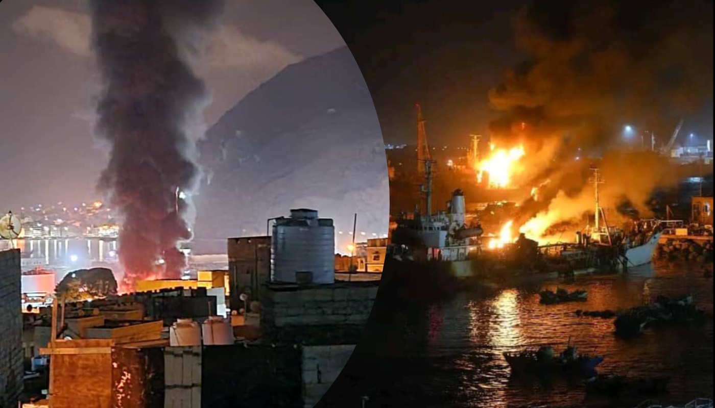 Η Σαουδική Αραβία βομβάρδισε λιμάνι της Υεμένης: Χτύπησε φορτία που μετέφεραν όπλα από τα ΗΑΕ (βίντεο)