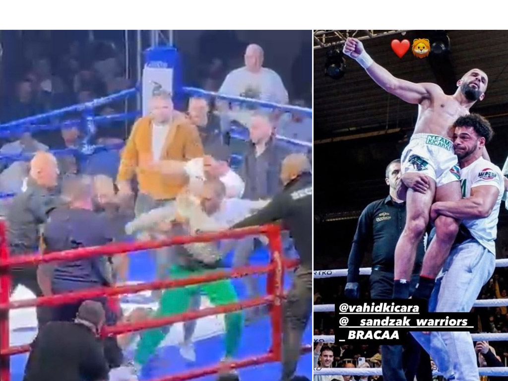 «Χαμός» μετά το τέλος αγώνα kickboxing στη Σερβία: Εισέβαλαν στο ρινγκ και γρονθοκόπησαν τον Έλληνα Γ.Τσουκαλά