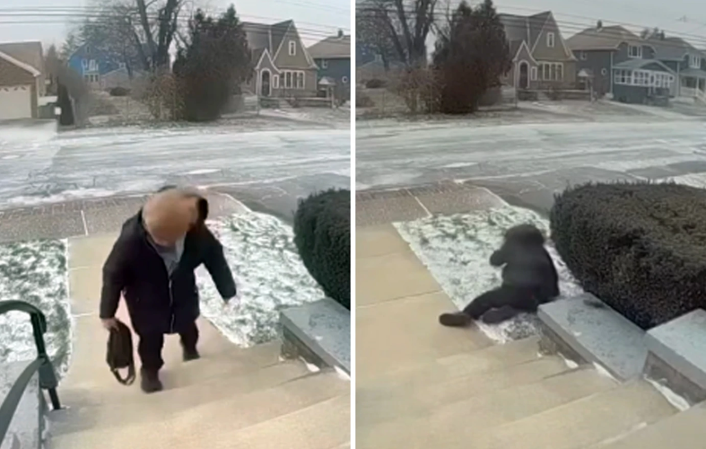 Βίντεο: Η στιγμή που ισχυροί άνεμοι «εκσφενδονίζουν» ηλικιωμένη στη Νέα Υόρκη – «Πέταξα σαν… χαρταετός»