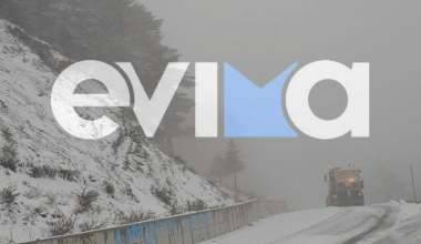 «Ντύθηκε» στα λευκά η Εύβοια: Το έστρωσε σε Στενή και Στρόπωνες (φώτο-βίντεο)