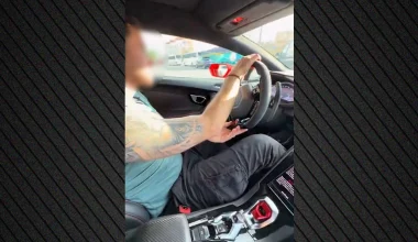 Χαϊδάρι: Νεαρός έτρεχε με 250 χλμ./ώρα με νοικιασμένη Lamborghini και δημοσίευσε το βίντεο στο TikTok!