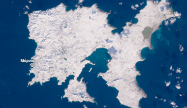 Χιονοπτώσεις στη Λήμνο: Σαν νησί στη Θάλασσα του Μπάρεντς