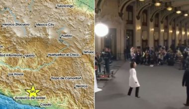 6,5 Ρίχτερ έπληξαν το Μεξικό – Η πρόεδρος διέκοψε την ζωντανή συνέντευξη λόγω του σεισμού (βίντεο)