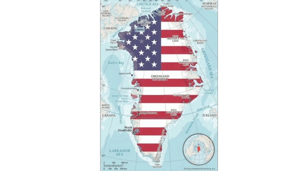 Χάρτη της Γροιλανδίας καλυμμένης με την αμερικανική σημαία «ανέβασε» σύζυγος επιτελάρχη του Λ.Οίκου: «Σύντομα»