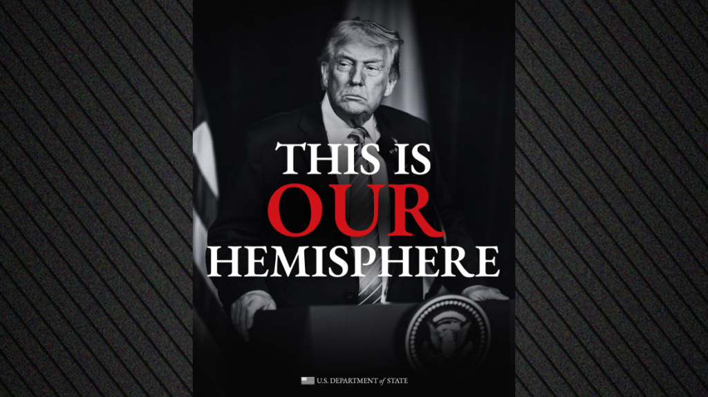 «Αυτό είναι το δικό μας ημισφαίριο»: Mήνυμα ισχύος από το ΥΠΕΞ των ΗΠΑ (φωτο)