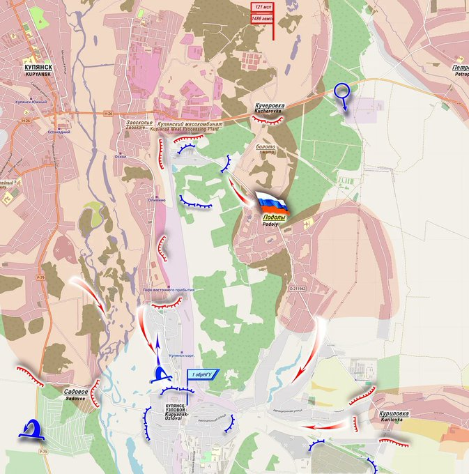 Οι Ρώσοι κατέλαβαν το Ποντόλι: Εκκαθαρίζουν την ανατολική όχθη του Όσκολ