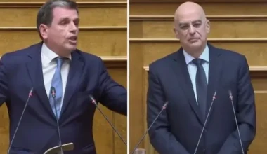 Συζήτηση σε υψηλούς τόνους Ν.Δένδια – Δ.Καιρίδη στο καφενείο της Βουλής μετά το επεισόδιο με την Ζ.Κωνταντοπούλου