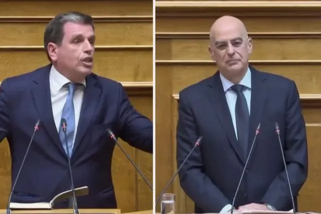 Συζήτηση σε υψηλούς τόνους Ν.Δένδια – Δ.Καιρίδη στο καφενείο της Βουλής μετά το επεισόδιο με την Ζ.Κωνταντοπούλου