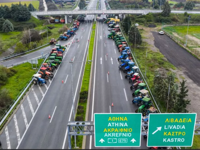 Τετραήμερος αποκλεισμός ης εθνικής οδού Αθηνών – Λαμίας αποφάσισε το μπλόκο του Κάστρου