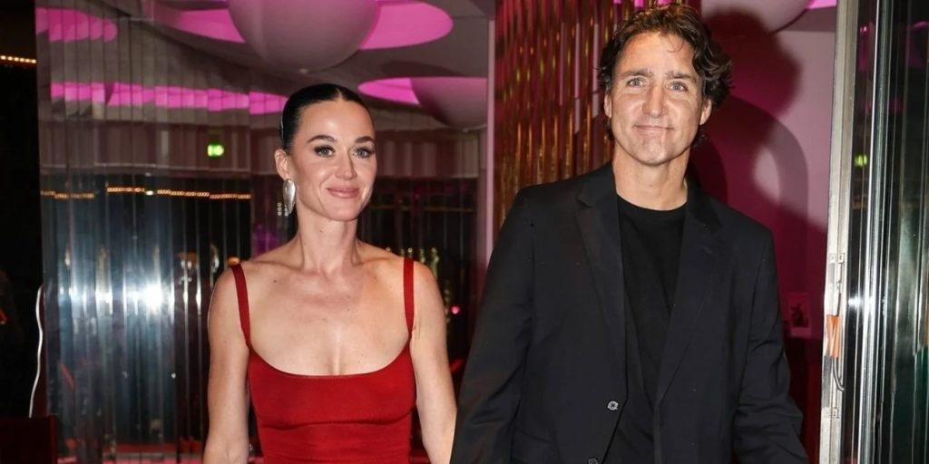 Το φιλί της Κ.Πέρι στο μάγουλο του Τ.Τριντό: Το στιγμιότυπο που δημοσιεύθηκε στο Instagram (φώτο)