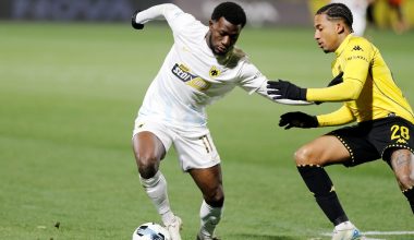 Άρης – ΑΕΚ 1-1: H Ένωση έπεσε από την κορυφή της βαθμολογίας μετά την ισοπαλία στο «Κλεάνθης Βικελίδης»